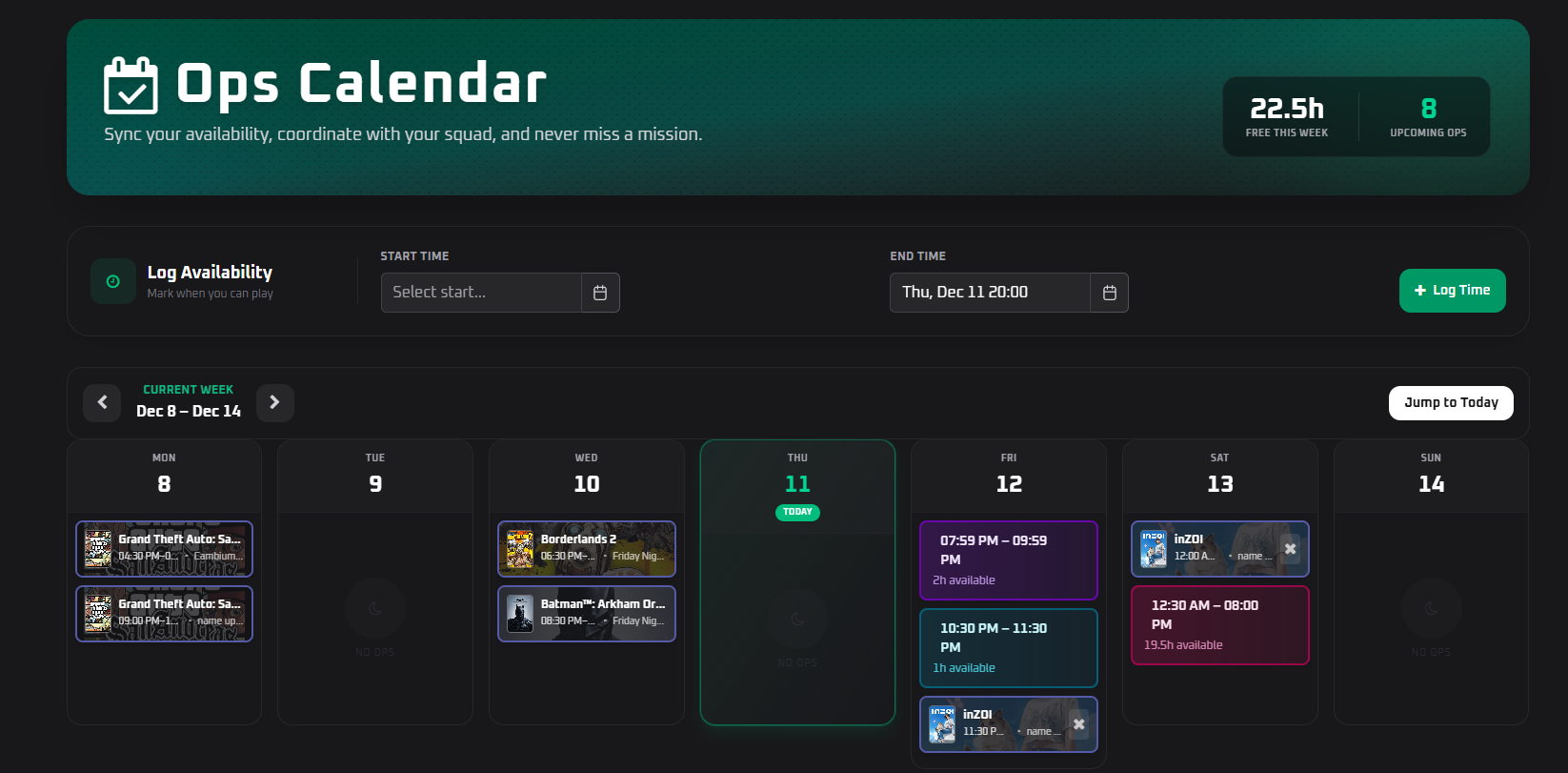 Dengate Game Discovery Feature